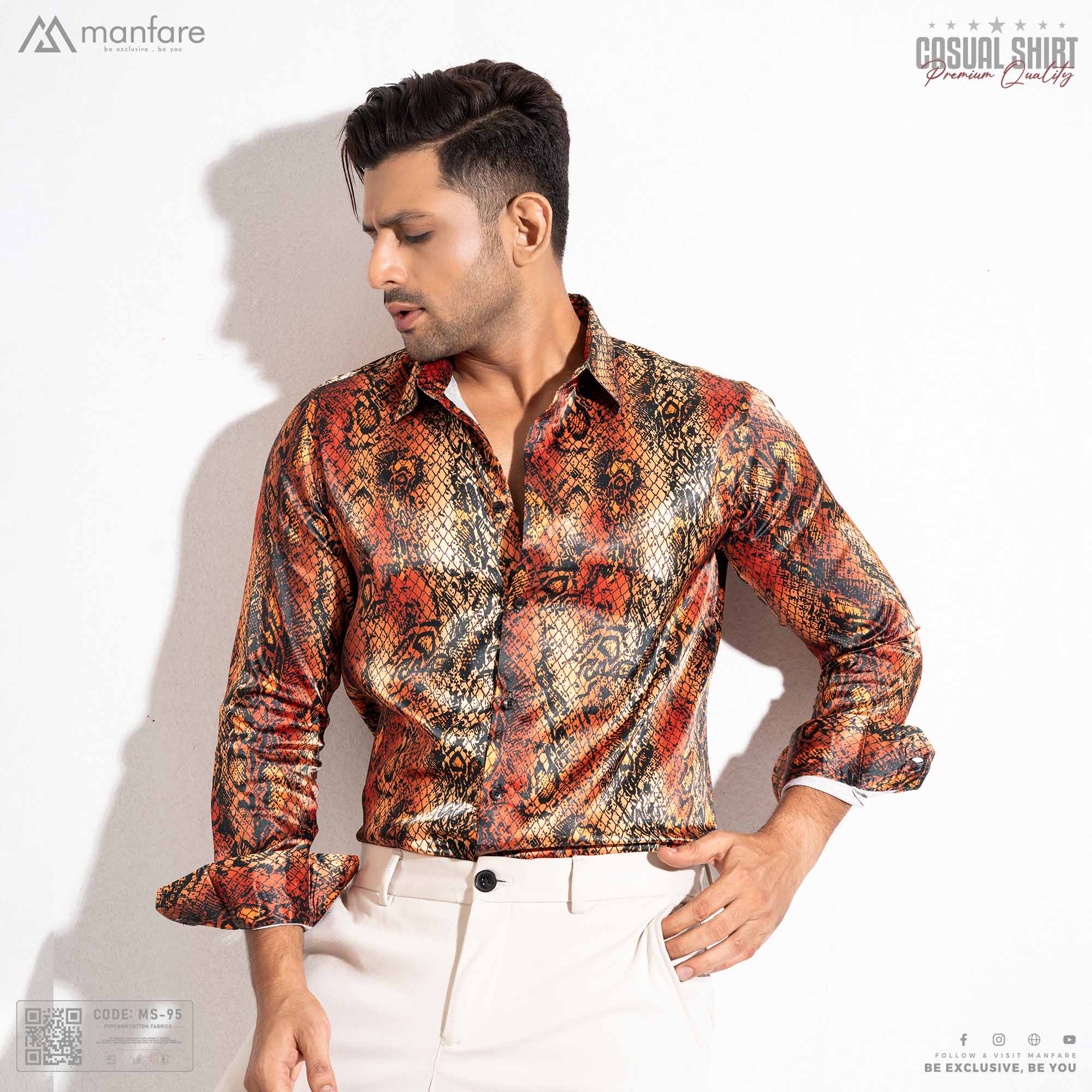 Picture of Premium Casual Printed Shirt For Men I MS-95