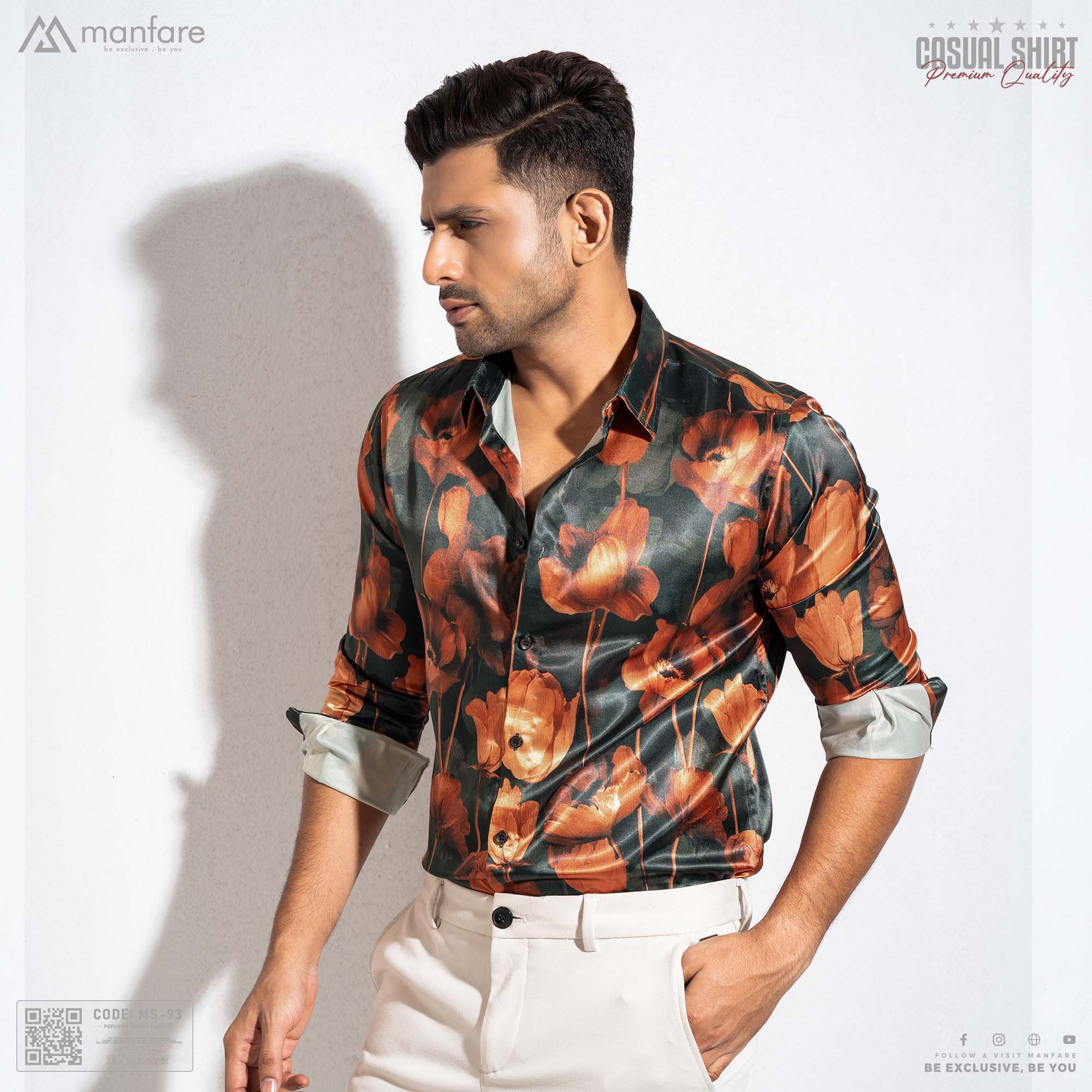 Picture of Premium Casual Printed Shirt For Men I MS-93