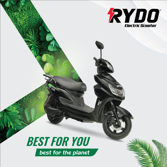Picture of RYDO Bolt Pro-Black Electric Scooter