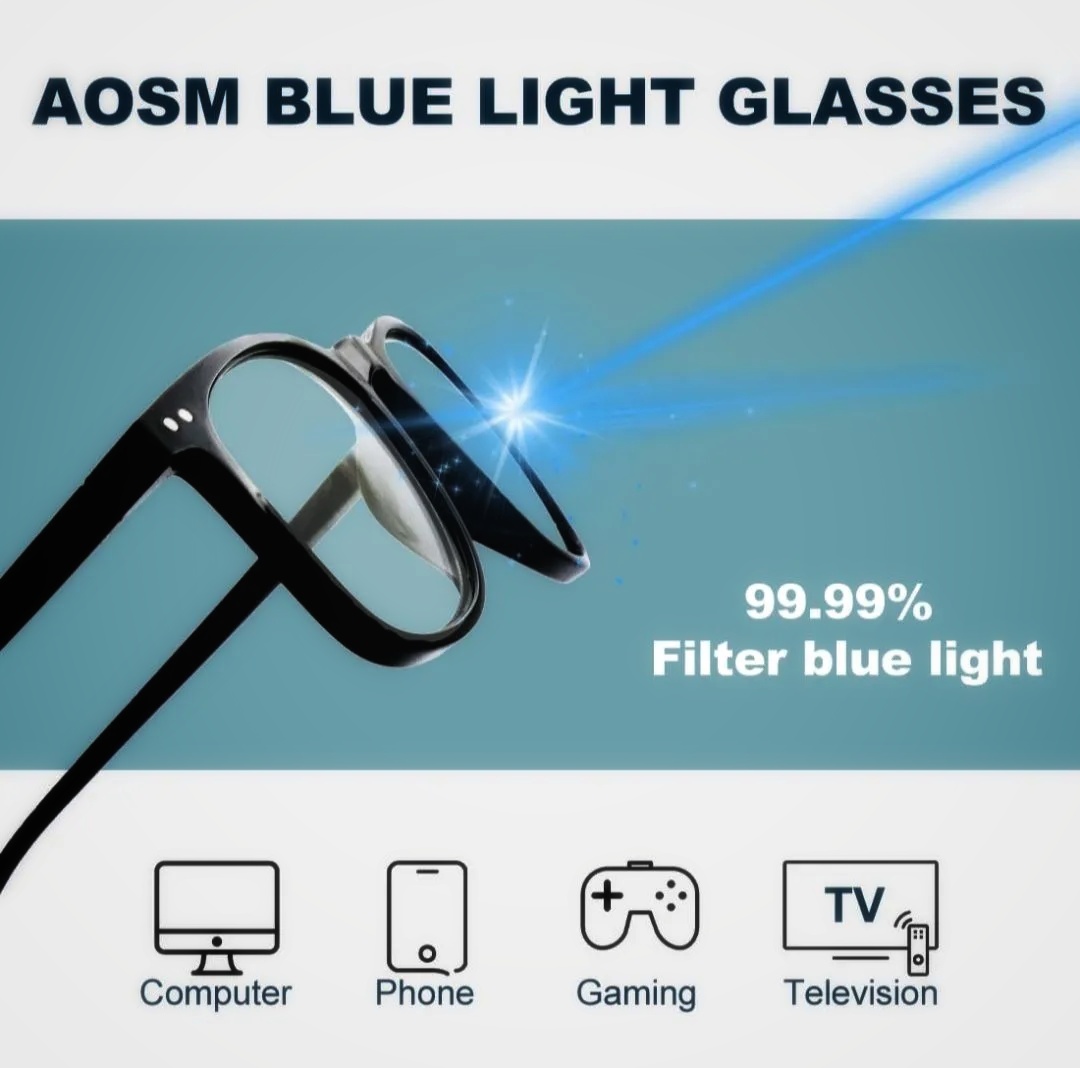 Picture of UV 420 ANTI BLUE CUT Lens Glass Anti Blue Light Computer Glasses Men Women Blue Light Blocking Eyewear Radiation Protection Gaming Eyeglass Frame