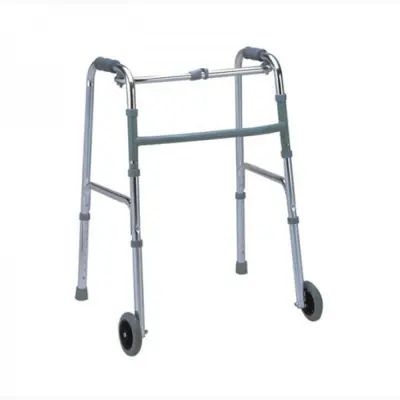 Picture of Patient Walker Price in Bangladesh | Folding Walker with Front Wheels - Techno Health