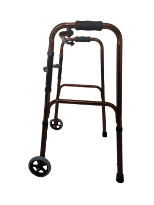 Picture of Patient Walker Price in Bangladesh | Folding Walker with Front Wheels - Techno Health