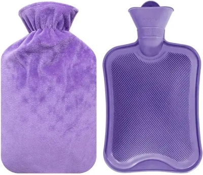 Picture of Multicolor Hot Water Bag With Cover - 2 Liter - Stay Warm And Cozy With Multicolor Hot Water Bag & Cover Set