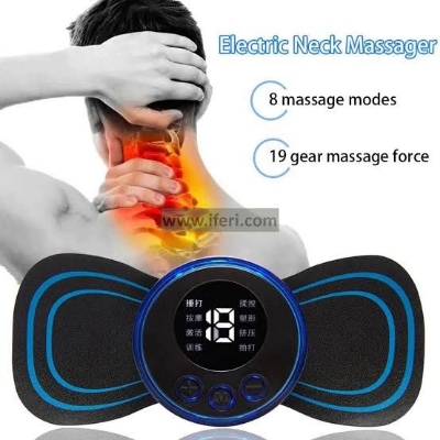 Picture of Tens Units EMS Mini Massager with 1 Pad ,Muscle Stimulator Full Body Relax Machine Rechargeable Device for Legs Back Neck Pain Relief Therapy For Unisex
