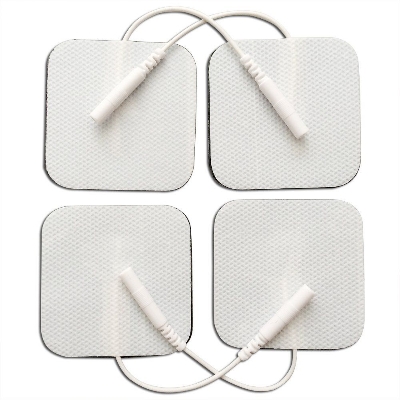 Picture of 141/6White Physiotherapy Equipments Self Adhesive Electrode Pads For Electronic Stimulators, Ift, Tens,Ems & Pulse Massagers