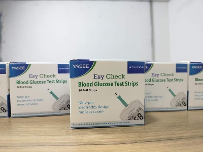 Picture of Easy Check Yasee blood glucose strips 50 pes foyel pk AC-303