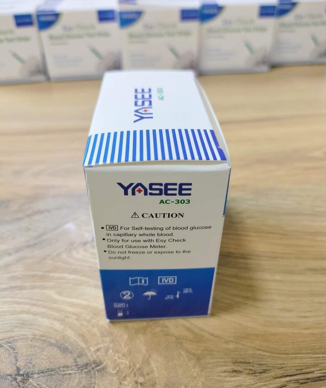 Picture of Easy Check Yasee blood glucose strips 50 pes foyel pk AC-303