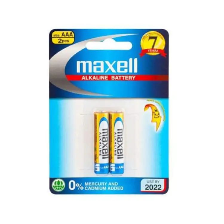 Picture of 2 pes Maxell Alkaline AAA 1.5v Battery