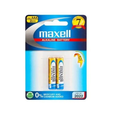 Picture of 2 pes Maxell Alkaline AAA 1.5v Battery