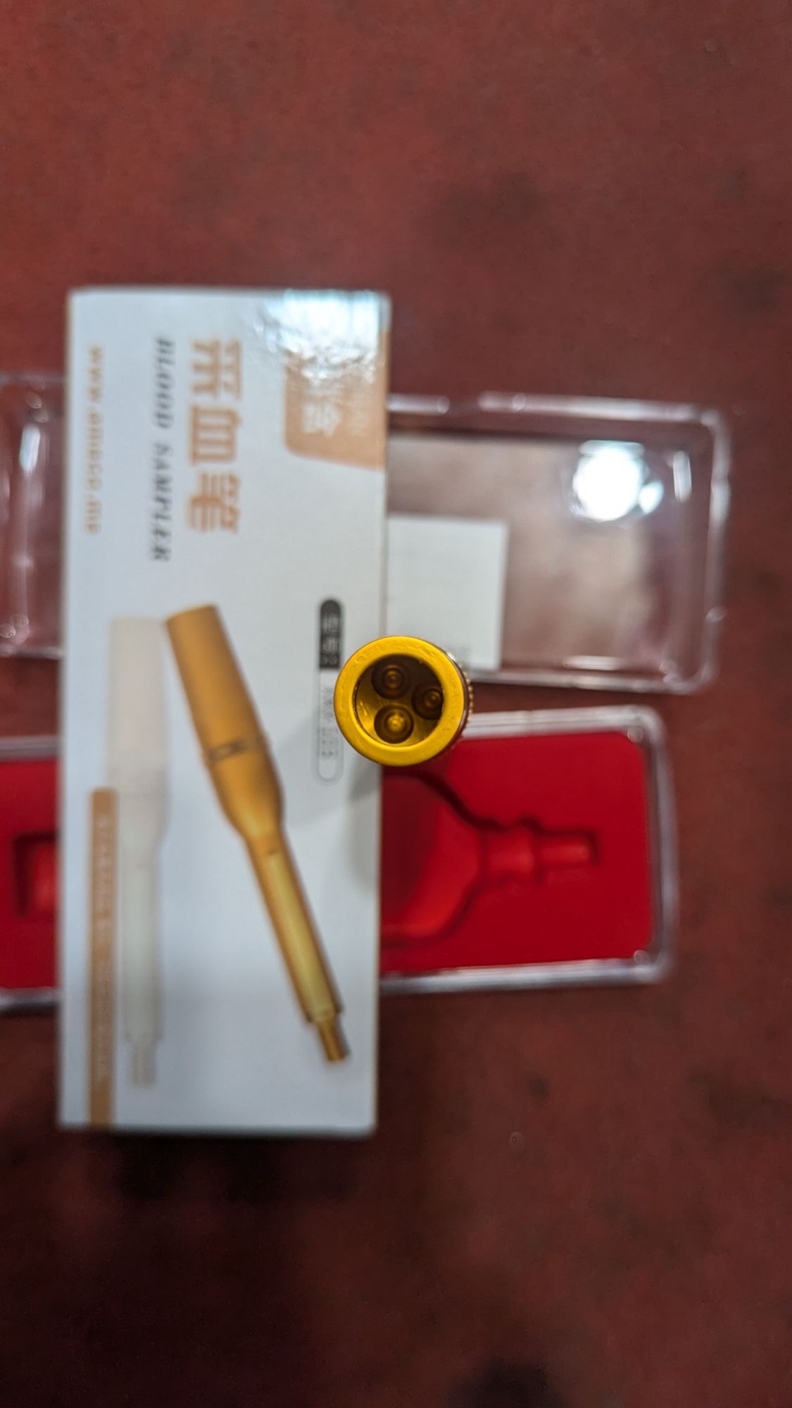 Picture of Hijama lancing pen lancet point pen hijama cupping bloodletting pen acupuncture massage 3Pin (Plastic Body)