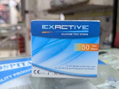 Picture of Exactive Vital Blood Glucose Meter Testing Strips 50 pes