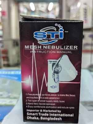 Picture of S T I Mesh nebulizer insruction manual 1 year warrnty
