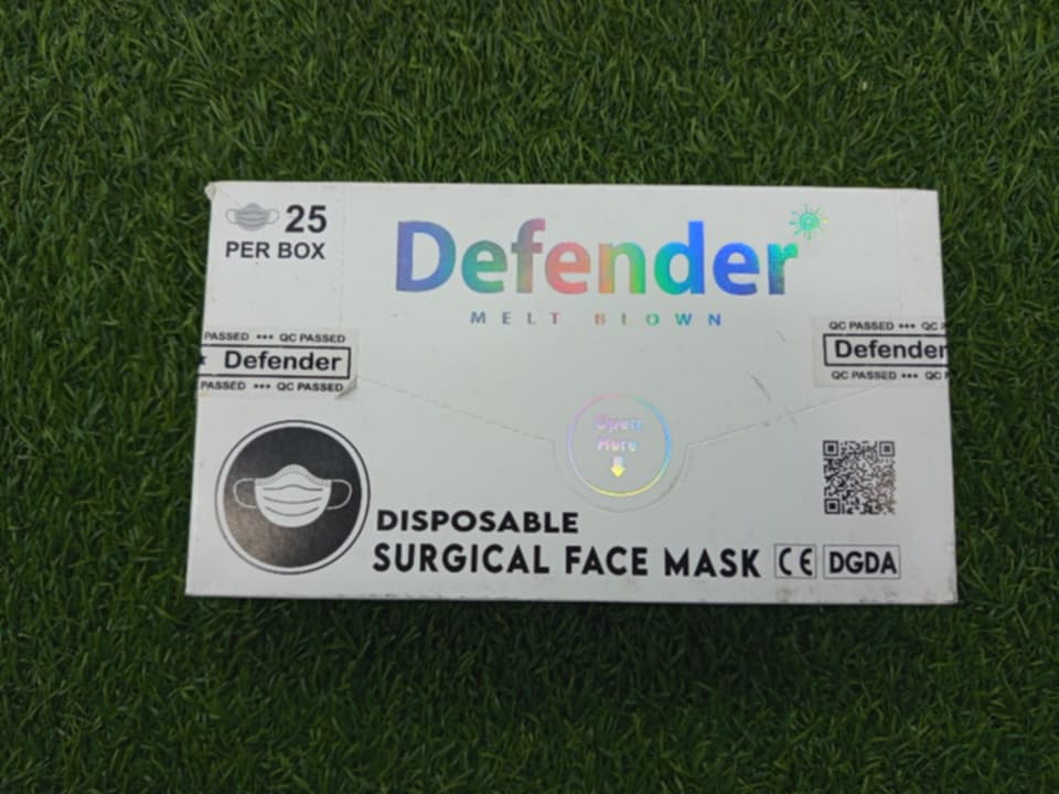 Picture of Disposable Surgical Face Mask White 25 Pes