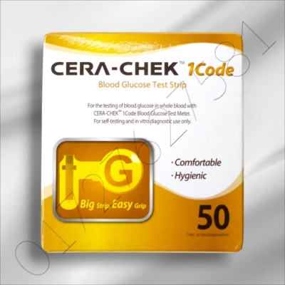 Picture of Cera-Chek 1 Code Blood Glucose Test Strip