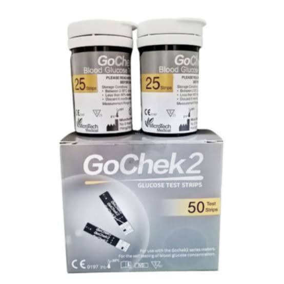 Picture of GoChek 2 Glucose Test Stips