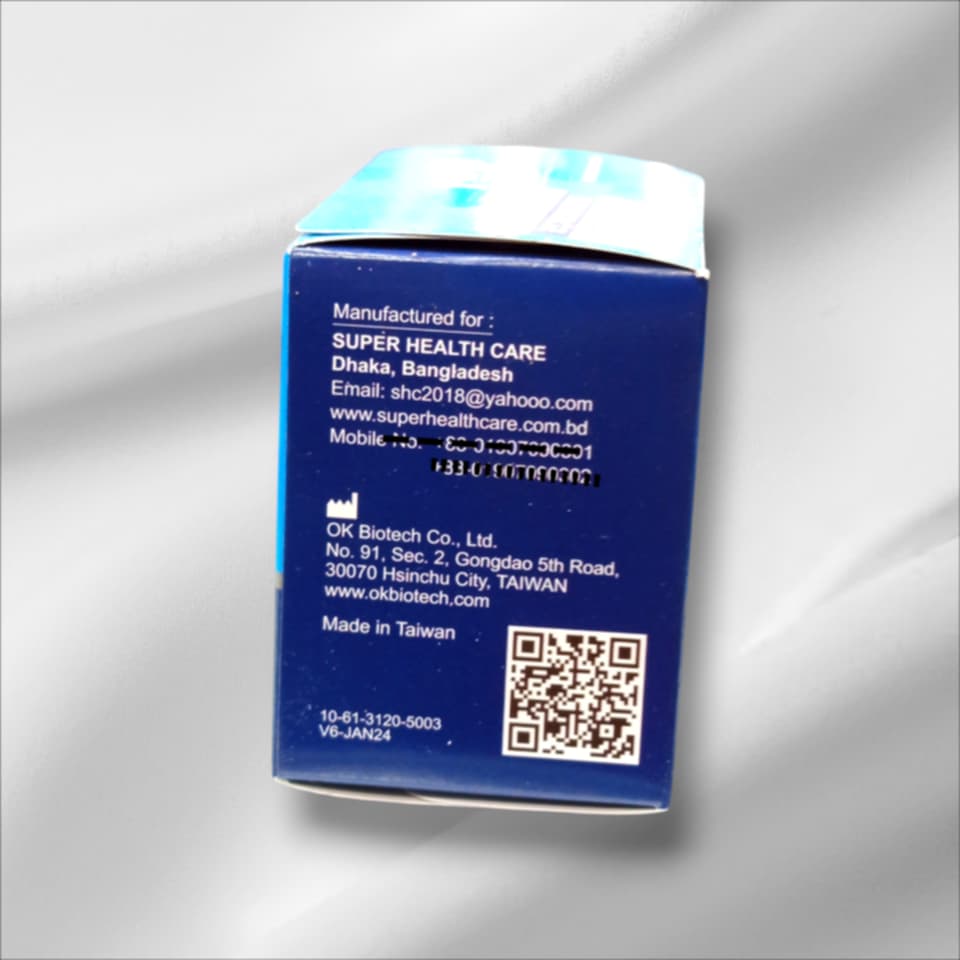 Picture of Ok mater Match II Blood Glucose Test Strips 50 pes 