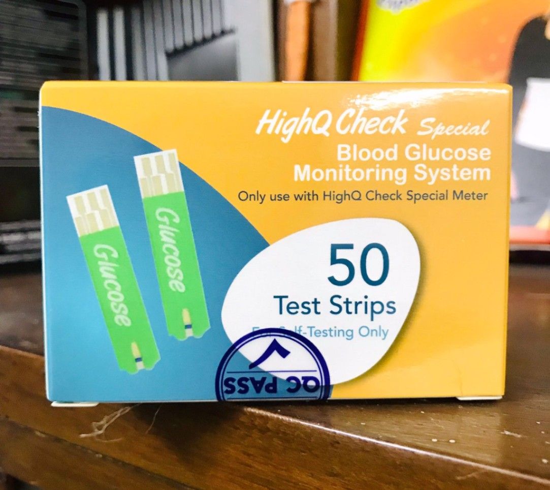 Picture of HighQ check blood glucose test Strip 25 & 50 PCS