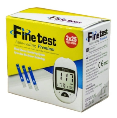 Picture of Fine Test Blood Glucose Test Strip 25 & 50 pice