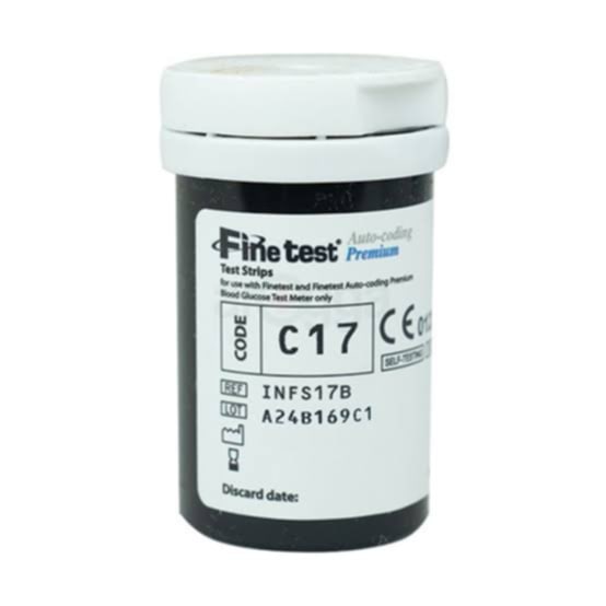 Picture of Fine Test Blood Glucose Test Strip 25 & 50 pice