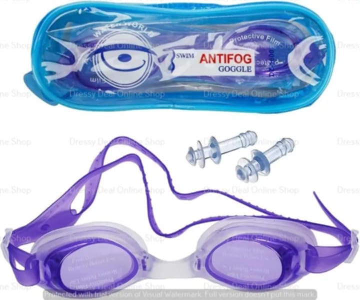 Picture of Antifog Swimming Glass googles with Ear Plug