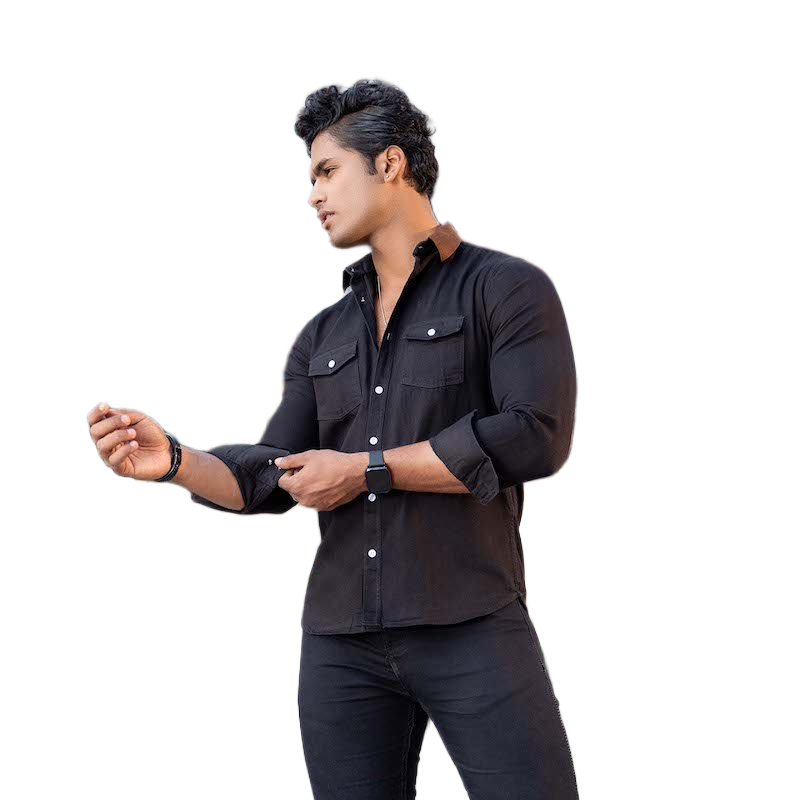 Picture of Manfare's Premium Denim Shirts for Men I MS-09