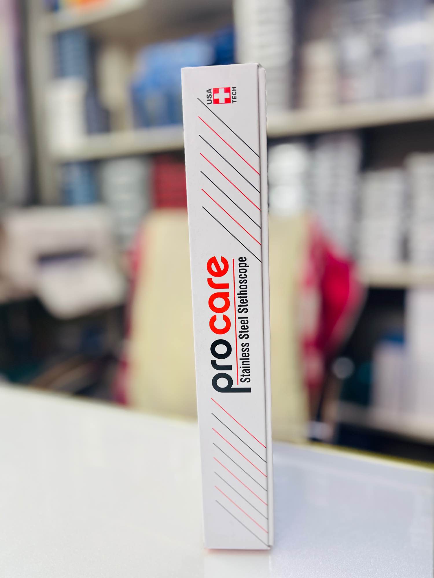 Picture of Procare Classic Stainless Steel Stethoscope -Black