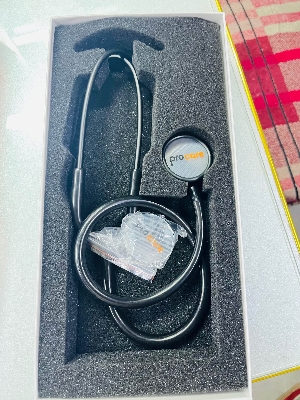 Picture of Procare Classic Stainless Steel Stethoscope -Black