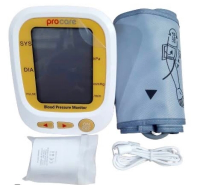Picture of ProCare 650S Upper Arm Digital Blood Pressure Monitor Bp Machine with Voice Broadcast (1 Year, Brand Warranty)