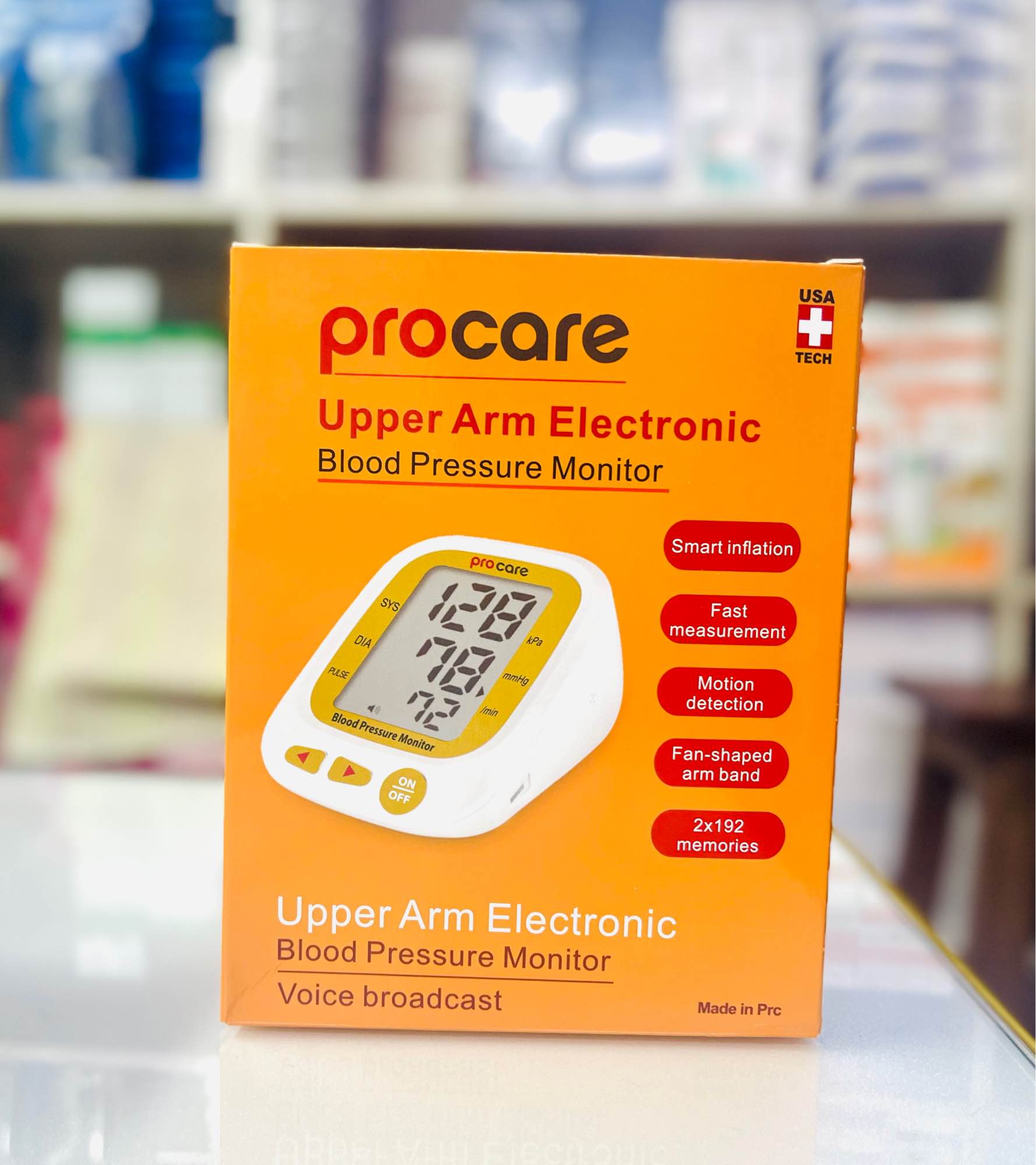 Picture of ProCare 650S Upper Arm Digital Blood Pressure Monitor Bp Machine with Voice Broadcast (1 Year, Brand Warranty)