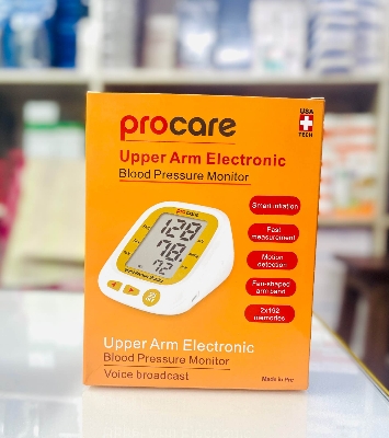 Picture of ProCare 650S Upper Arm Digital Blood Pressure Monitor Bp Machine with Voice Broadcast (1 Year, Brand Warranty)
