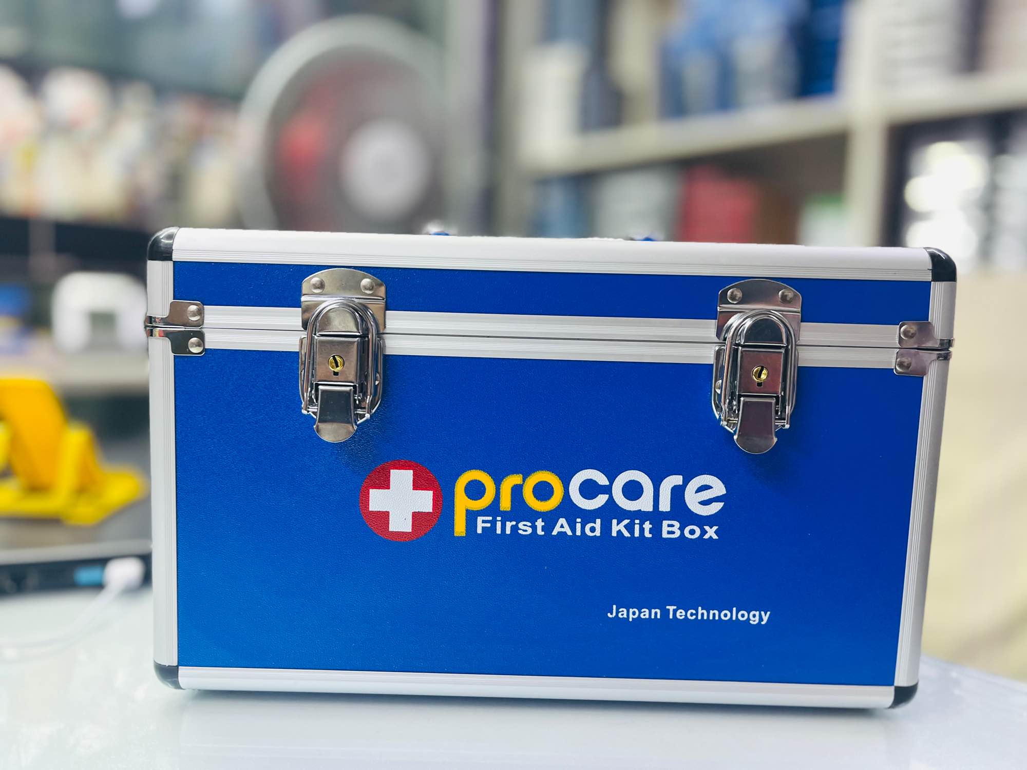 Picture of Procare First Aid Box - Multipurpose Medicine Storage Box Aluminum Body for Home Factory Medical