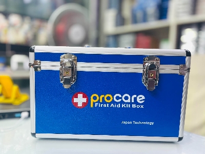 Picture of Procare First Aid Box - Multipurpose Medicine Storage Box Aluminum Body for Home Factory Medical