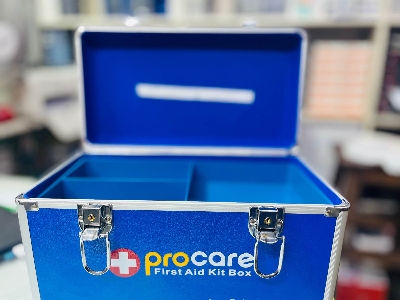 Picture of Procare First Aid Box - Multipurpose Medicine Storage Box Aluminum Body for Home Factory Medical
