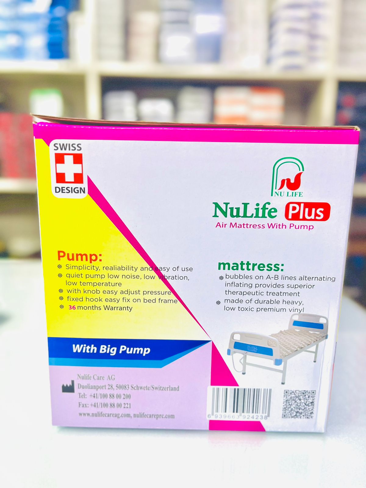 Picture of Anti-Bedsore Medical Bed Air Bubble Mattress With Adjustable Pump System