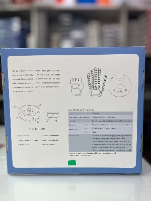 Picture of Finger and hand function rehabilitation trainer robots rehab gloves recovery exercise equipment for cerebral palsy arthritis stroke hemiplegia patient (S, Left Hand)