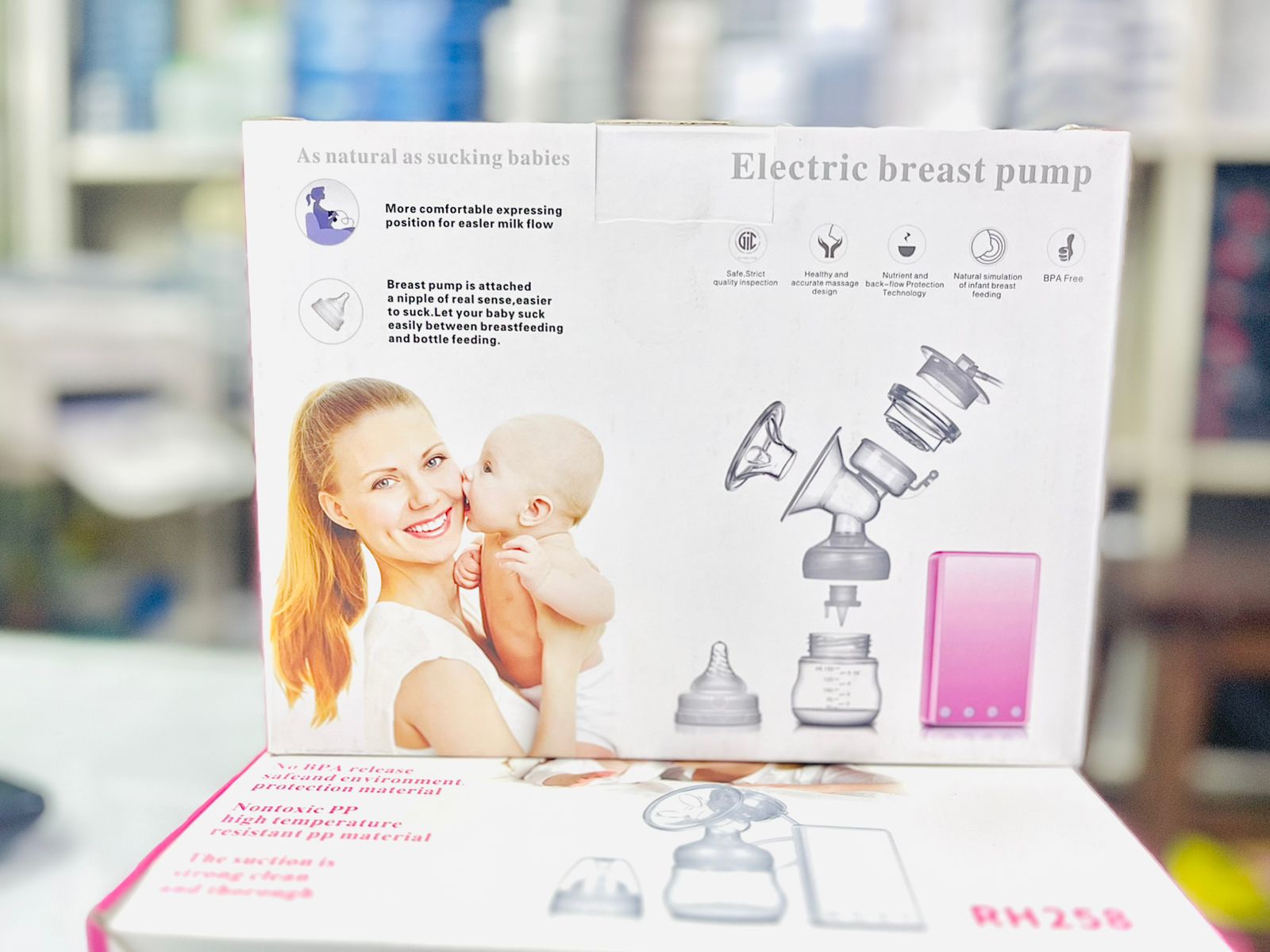 Picture of Electric Breast Pump RH258 Intelligent Comfort with Massage Function