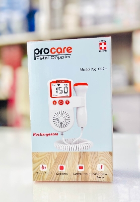 Picture of Fetal Doppler heart rate display with 250ml gel rechargeable Fetal Doppler heart rate display with 250ml gel rechargeable