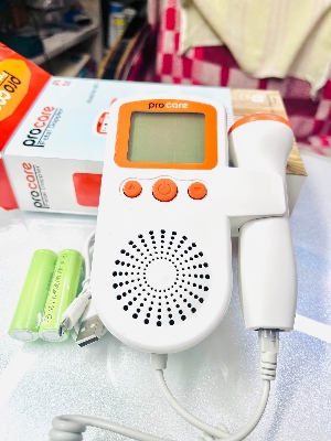 Picture of Fetal Doppler heart rate display with 250ml gel rechargeable Fetal Doppler heart rate display with 250ml gel rechargeable