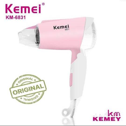 Picture of Kemey Km6831 Cool And Hot Foldable Electric Hair Dryer For Women - Hair Dryer