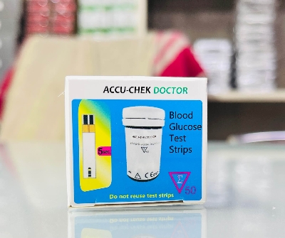 Picture of Accu Chek Doctor 50pc Test Strips for Glucose Meter