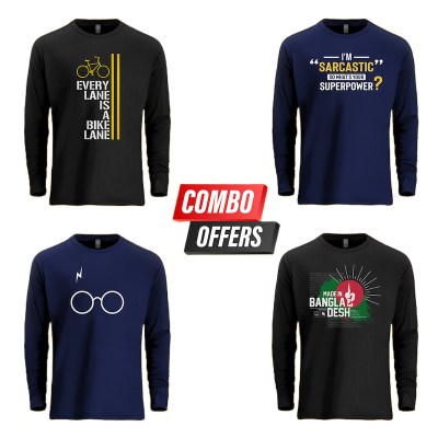 Picture of Random 1pcs Long Sleeve T-Shirt || Stock Clearance Offer || Save 301tk