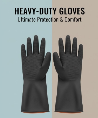 Picture of heavy duty hand Gloves.