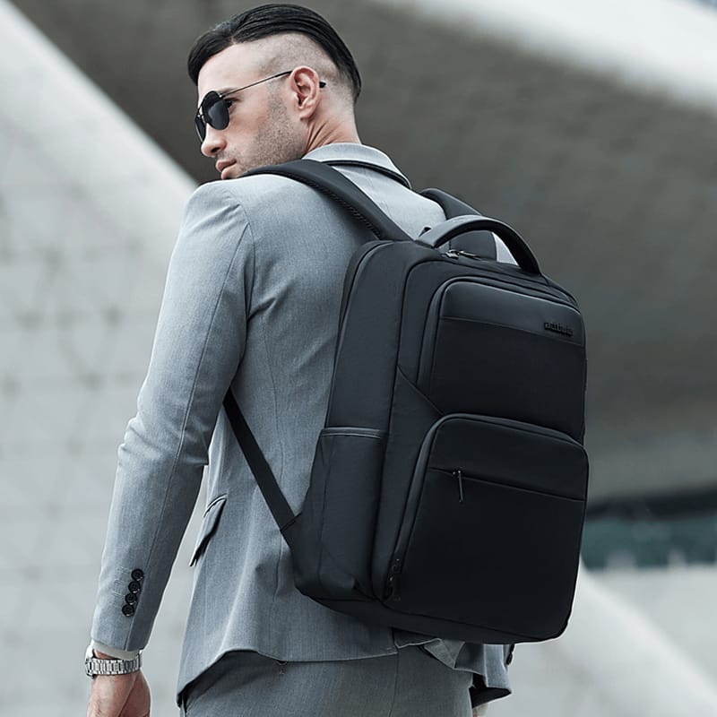 Picture of Black Arctic Hunter B00113C Multifunctional Water resistant Casual 15.6 inch Laptop Office Travel Backpack Bag Light weight Bags for men and women backpacks