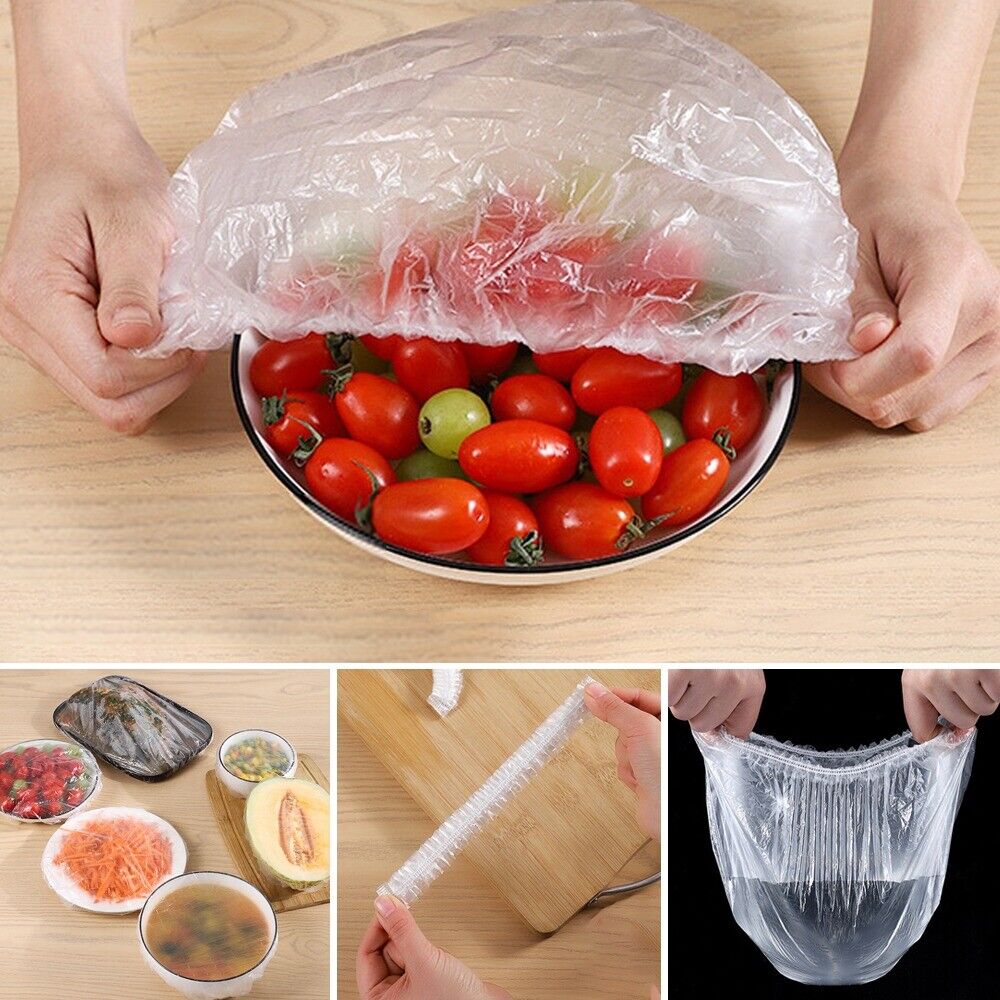 Picture of Disposable Food Cover Plastic Wrap Elastic Food