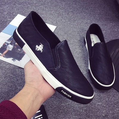 Picture of Men Comfortable Leather Casual Sneakers