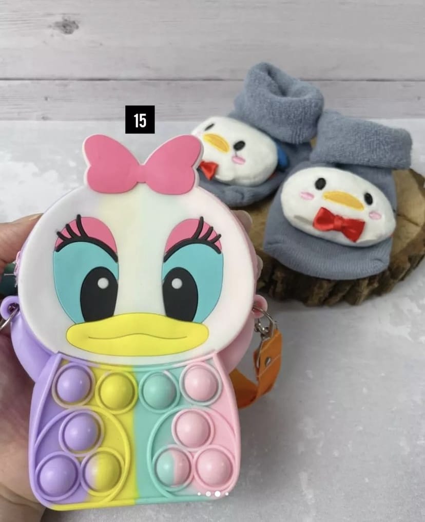 Picture of Kids duck Push Pop bags