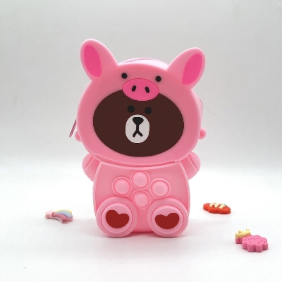 Picture of Kids Cat Push Pop bags