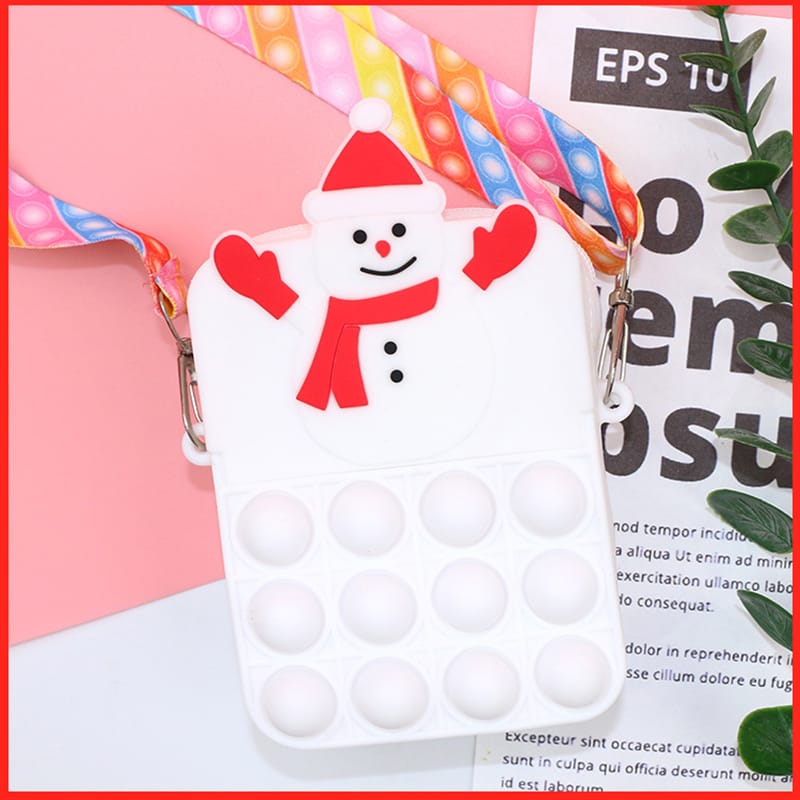 Picture of Kids Snow man Push Pop bags