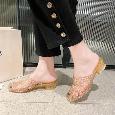 Picture of Crystal High Heel Jelly Shoes