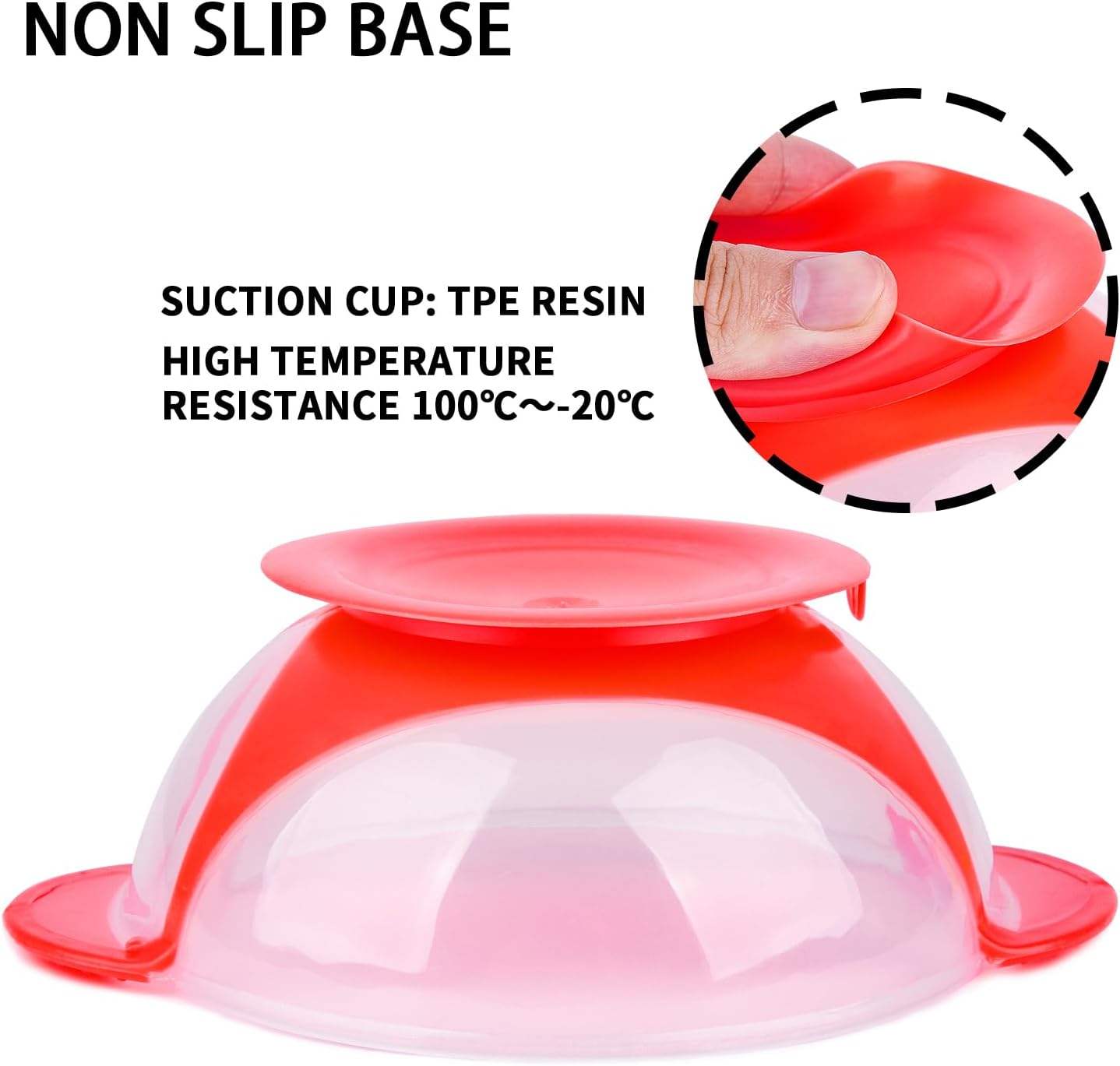 Picture of Baby Suction Cup Bowl Set Non-slip and Anti-fall Baby Bowl With Temperature Sensing Spoon Baby Training Bowl